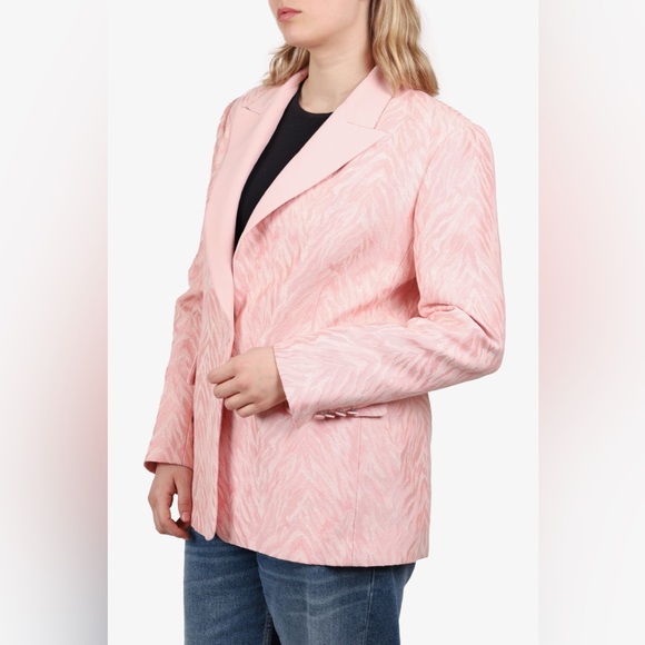 Sandro PARIS Pink jacquard blazer - Picture 3 of 13
